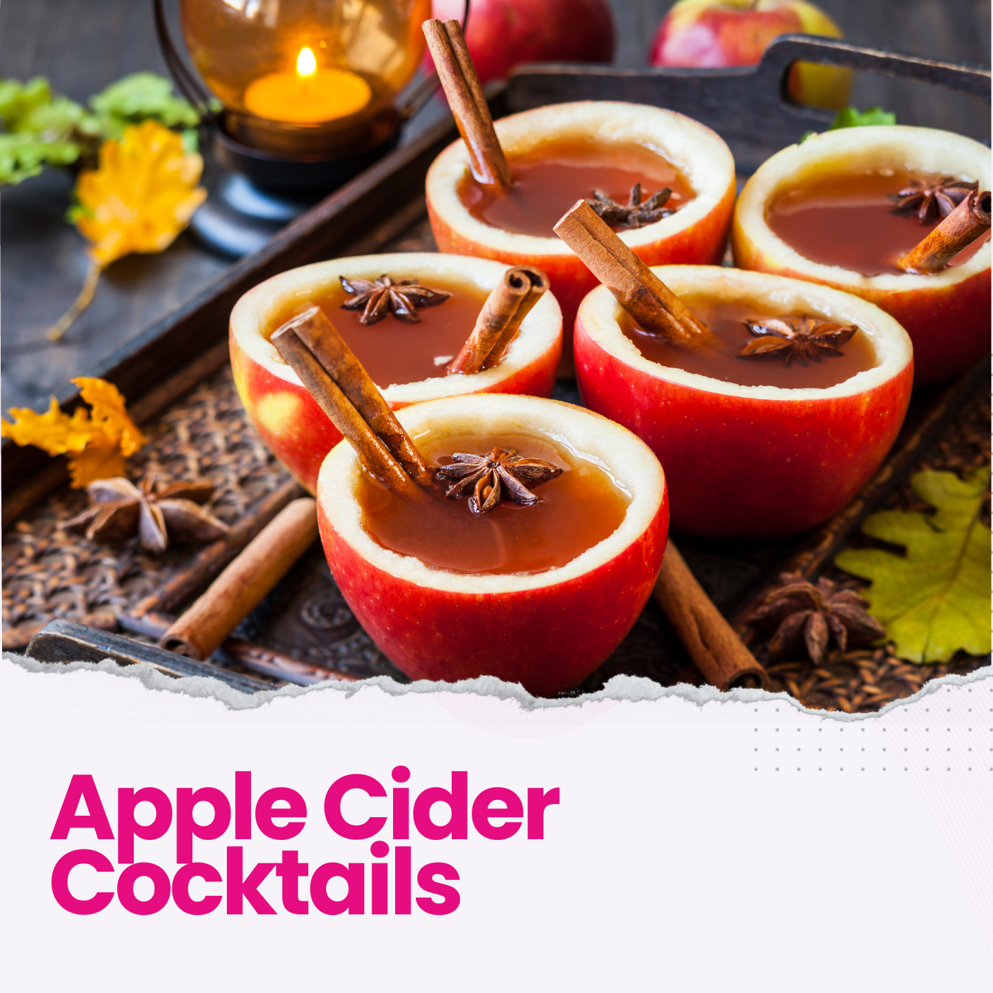 Apple Cider Cocktails | October Resident Events