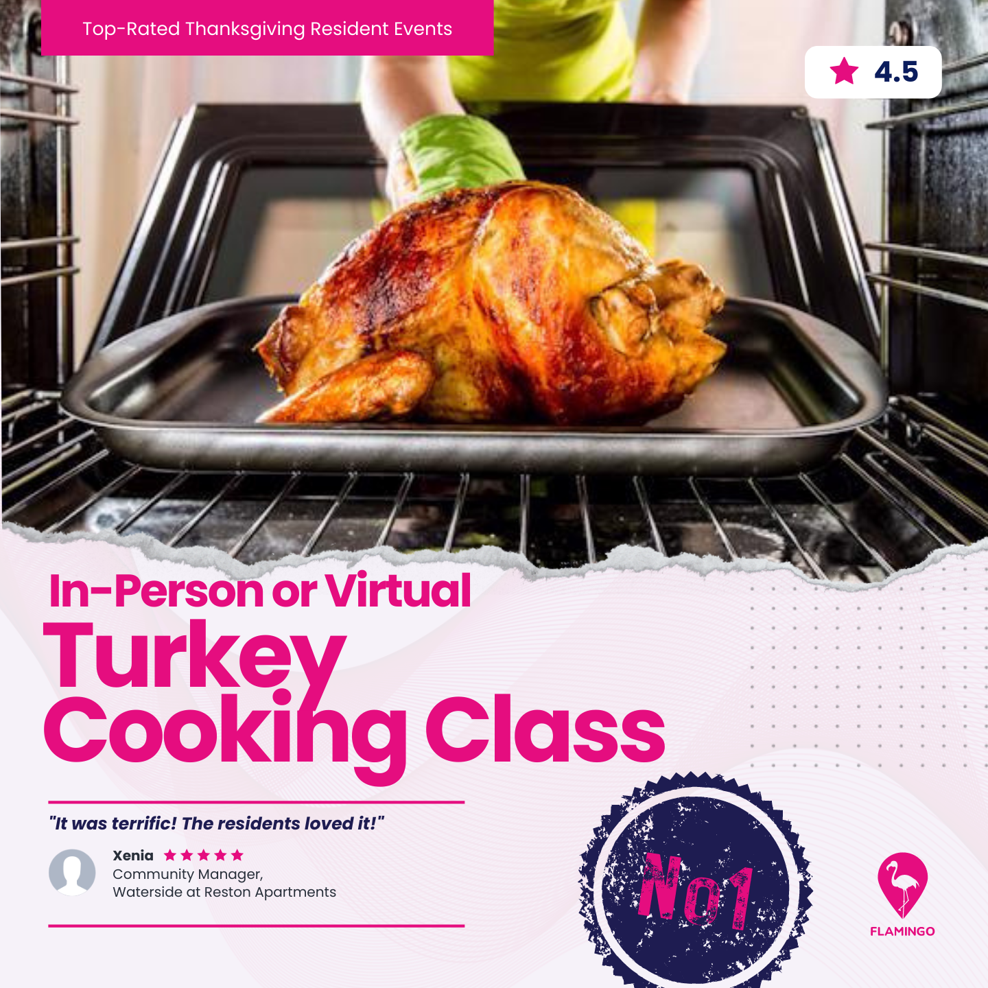 Turkey Cooking Class | Thanksgiving Resident Event Ideas