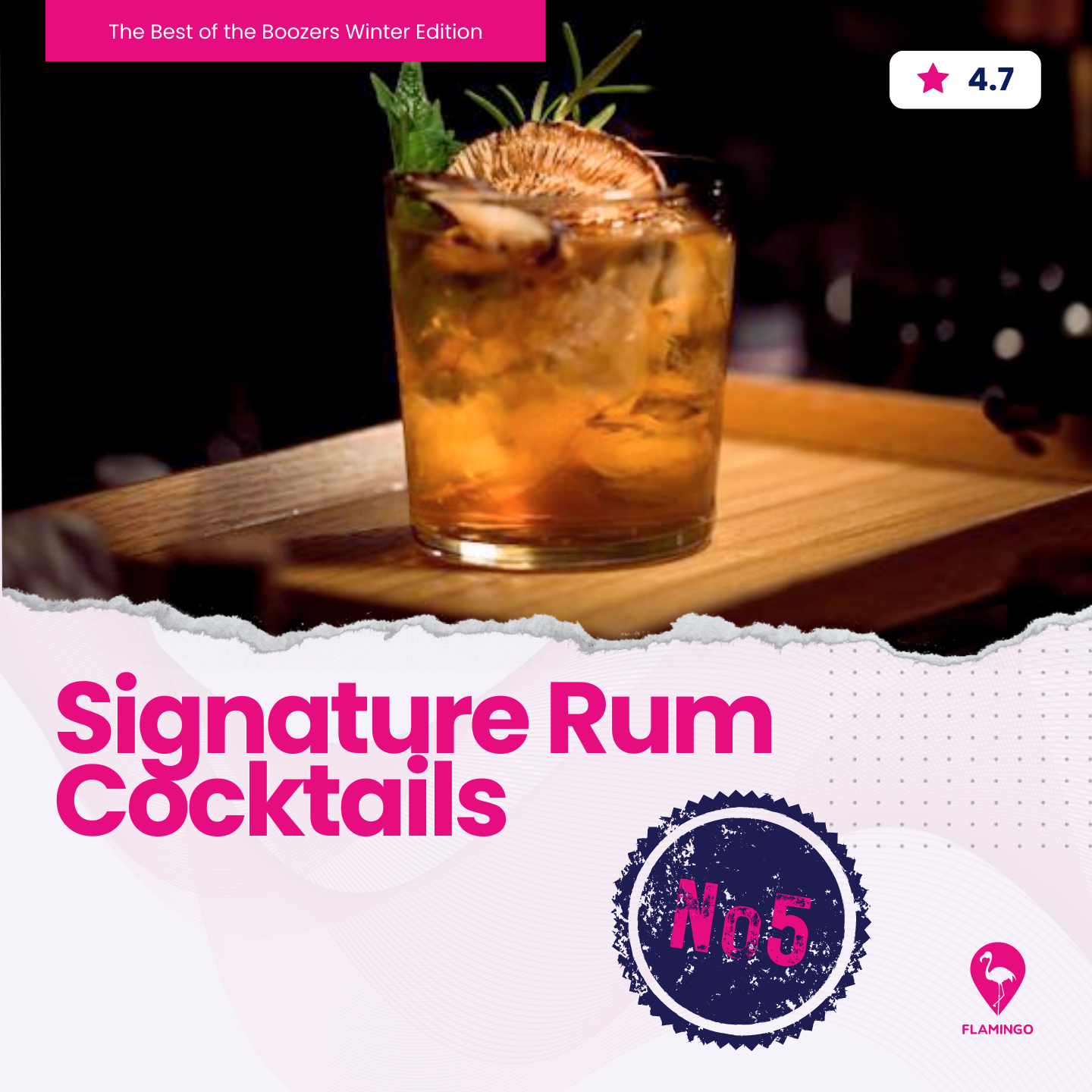 Signature Rum Cocktails | Resident Events for Winter