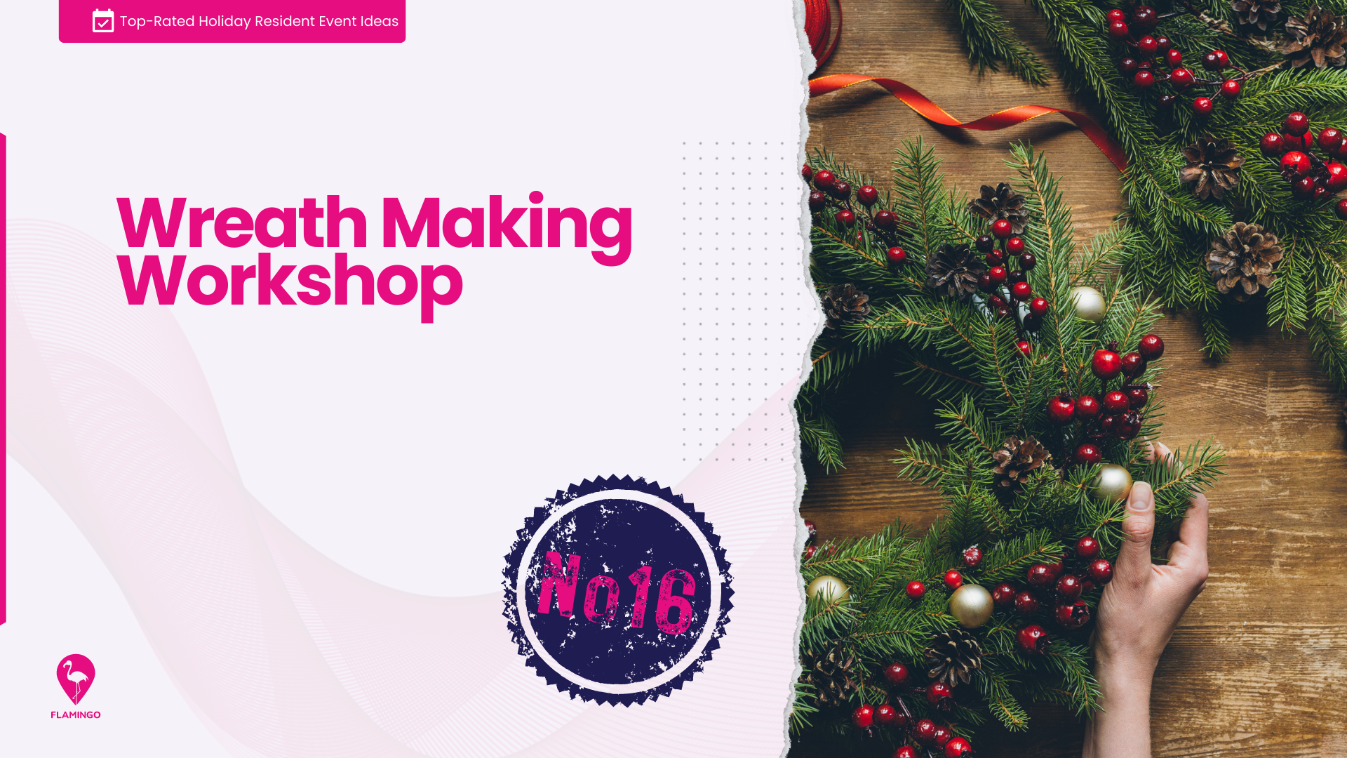 Wreath Making Workshop Holiday Resident Event Idea
