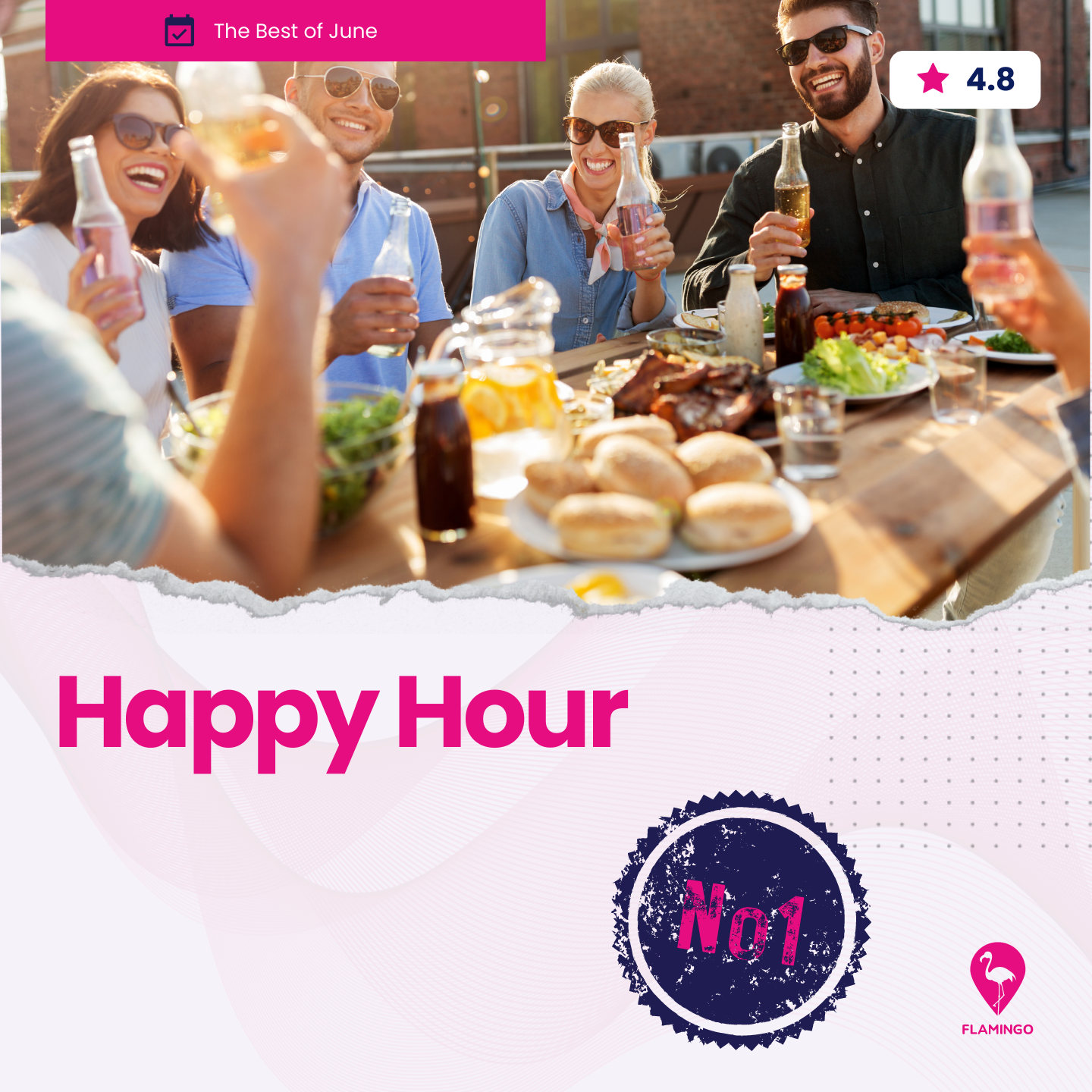 Happy Hour | Resident Event Ideas for June | Flamingo