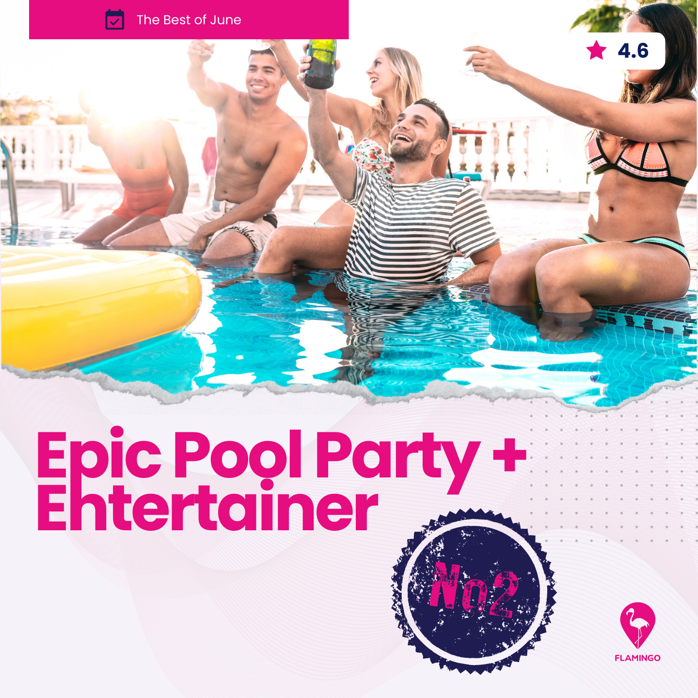 Epic Pool Party | Resident Event Ideas for June | Flamingo