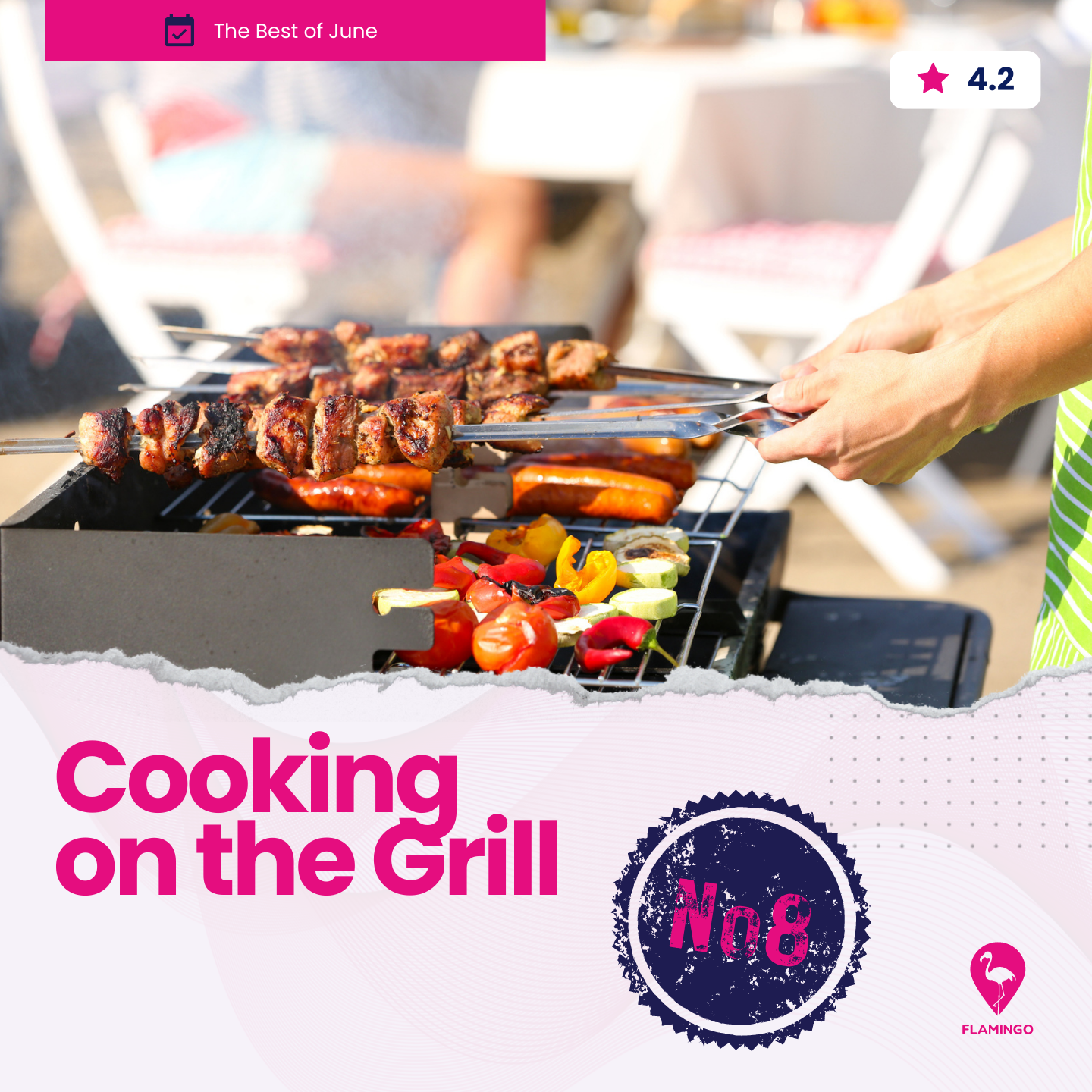 Cooking on the Grill | Resident Event Ideas for June | Flamingo