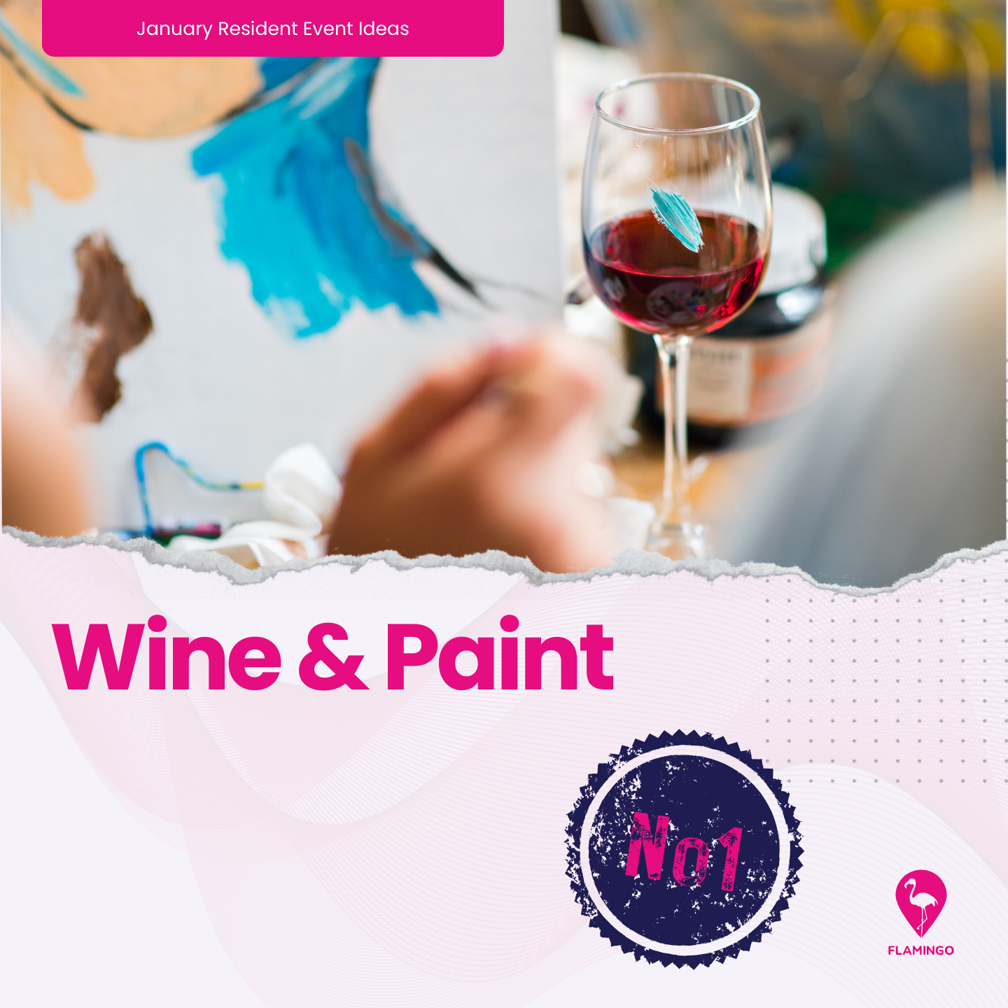Wine & Paint | January Resident Event Ideas